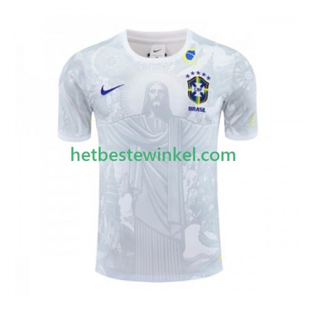 Brazilië Jesus Voetbalshirts Thuis Wit 2024-25